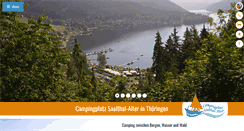 Desktop Screenshot of camping-saalthal-alter.de